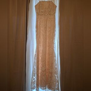 Crystal Doll Ivory/Champagne Wedding Gown